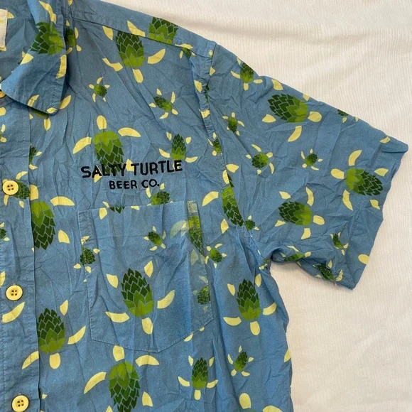 Salty Turtle Beer Co Button Up Shirt - Picture 6 of 11